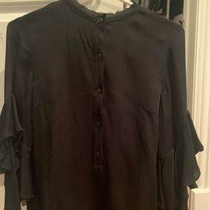 XS Black Silky Club Monaco black Blouse